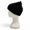 Pristine HERMES Knit cap Frecans Serie Metal Hat black wool mens M Used