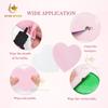 Lash Extension Lint Free Soft Pink Lash Adhesive Wipes Eyelash Glue Remover Cleaning Cotton Pad With Plastic Box Wipes