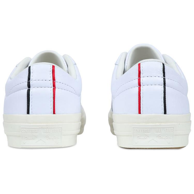 Converse One Star Piping Low Top In White/Enamel Red/Egret 159694C