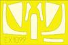 Eduard 1/48 Big Ed A-10A Parts Set (for Great Wall) Plastic Model Kit Parts EDUBIG49447 (Airplane)
