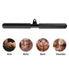 Gym Rotating Straight Bar with Non-Slip Grip Triceps Biceps Training Rowing Handle Muscle Pulling Bar for Pulley Cable Machine