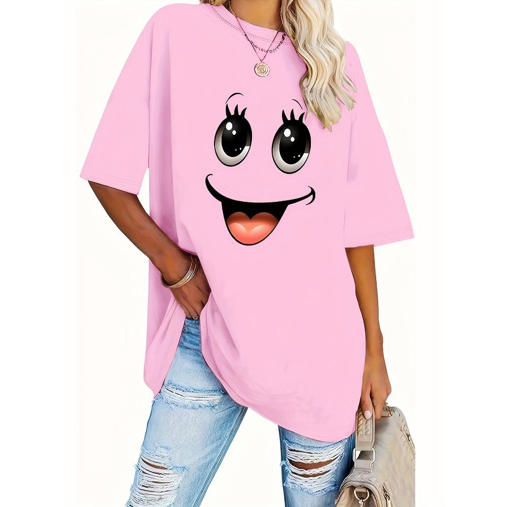 Short Sleeved Printed Round Neck Casual Women's Clothing