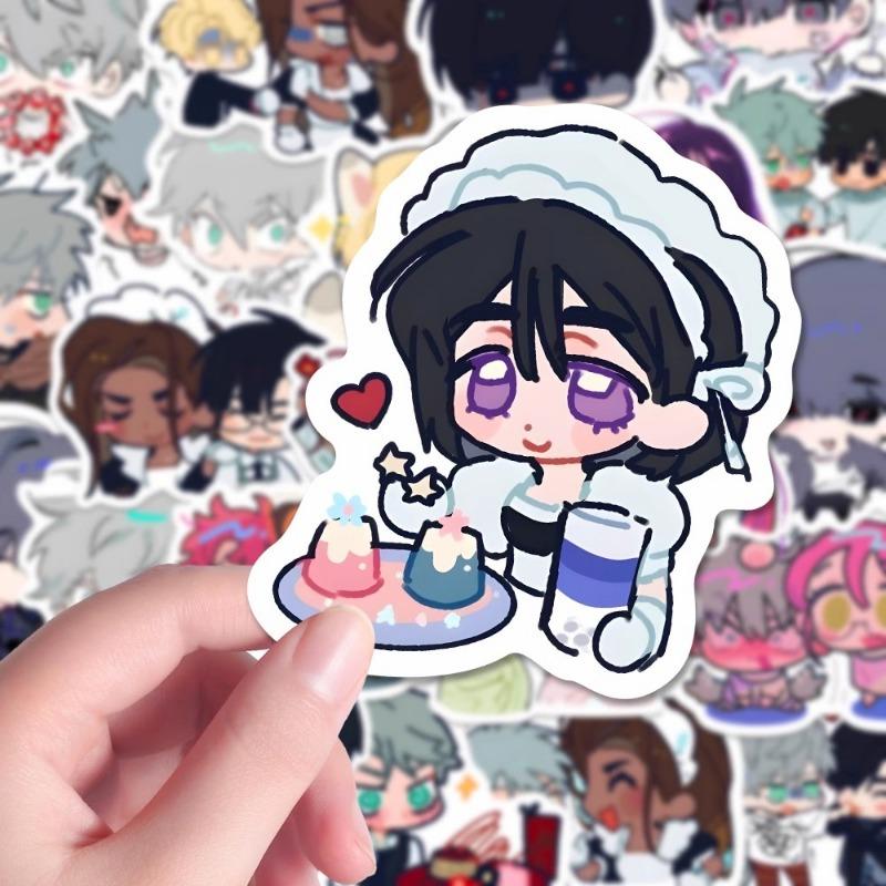 10/80Pcs Cartoon Anime AlienStage Cute Stickers for Laptop Funny Luggage Skateboard Home Wall Cartoon Kids Decoration