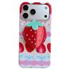 Strawberry Stand Magnetic Phone Case for iPhone 17 Pro Max, 16 Pro, 15th Gen - Full Protection