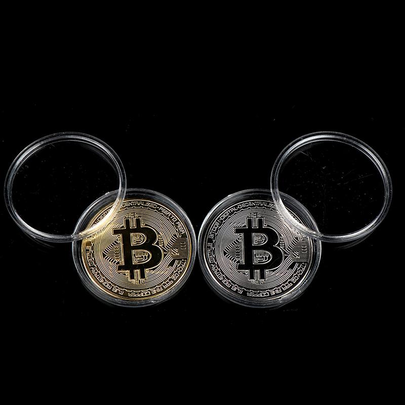Creative Souvenir Plated Bitcoin Collectible Great Gift Bit Coin Art Collection