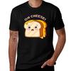 Cute Grilled Cheese OH CHEESE TShirt Fashion Casual Short Sleeve TShirt