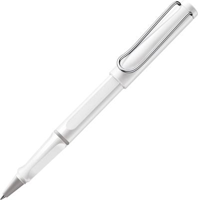 Lamy Safari White Roller Ballpoint Pen White Ergonomic Grip Line Width M Comfortable for Long Writing Hours Made of Durable ASA Plastic Comes with