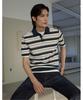 Indian Border Stripe Polo Knit_Miubs6M3171