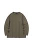ALL ABOUT NEW Logo Modified Long Sleeve T-Shirt Brown Ana3Tr32Abr