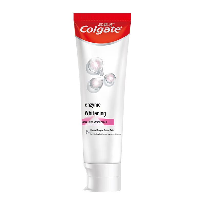 Colgate Whitening Toothpaste with Refreshing Peach Flavor