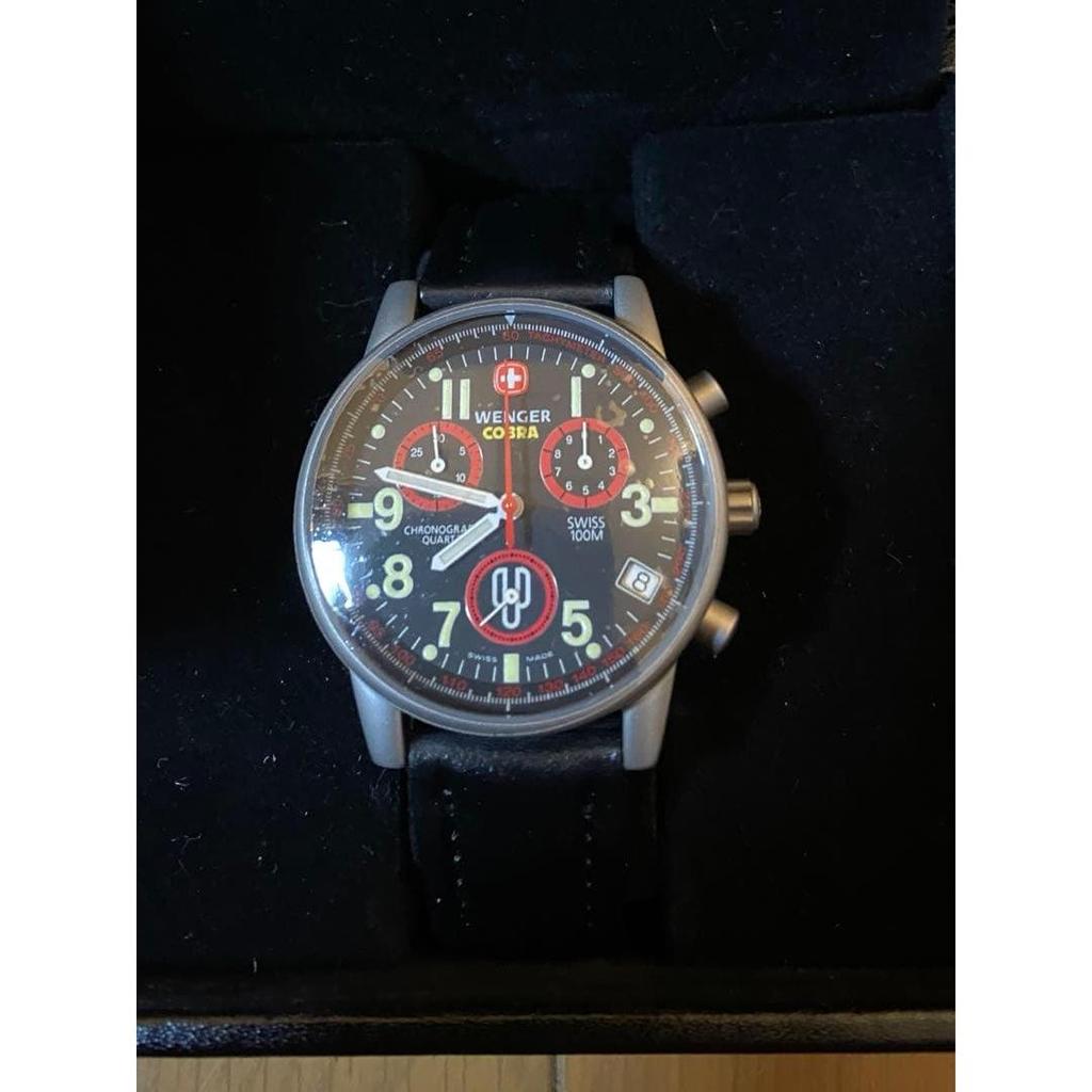 Used Wenger Cobra chronograph watch price reduction available