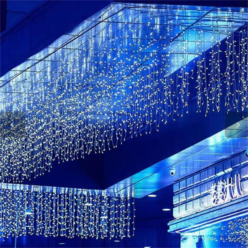 LED Curtain Icicle String Lights