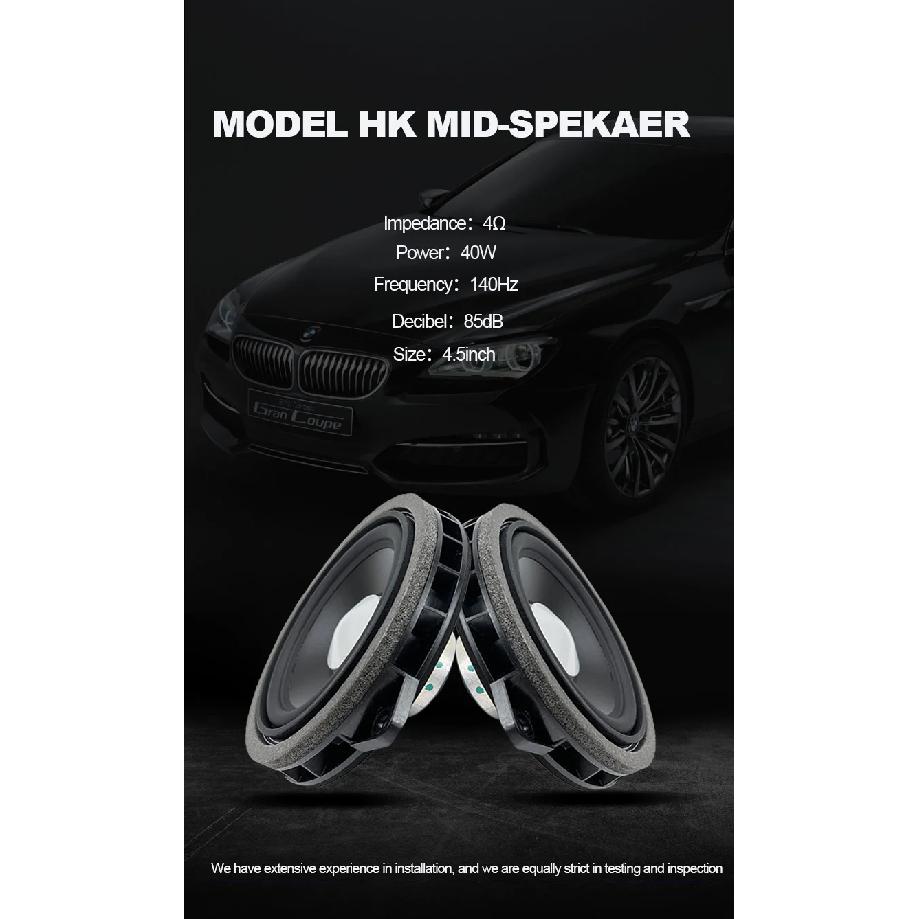 Auto-Audiosystem Für BMW E60 E70 E83 E90 E92 F10 F20 F30 F32 F34 G20 G30 Hochtöner Mitteltöner Subwoofer Lautsprecherhorn Musik modifizieren