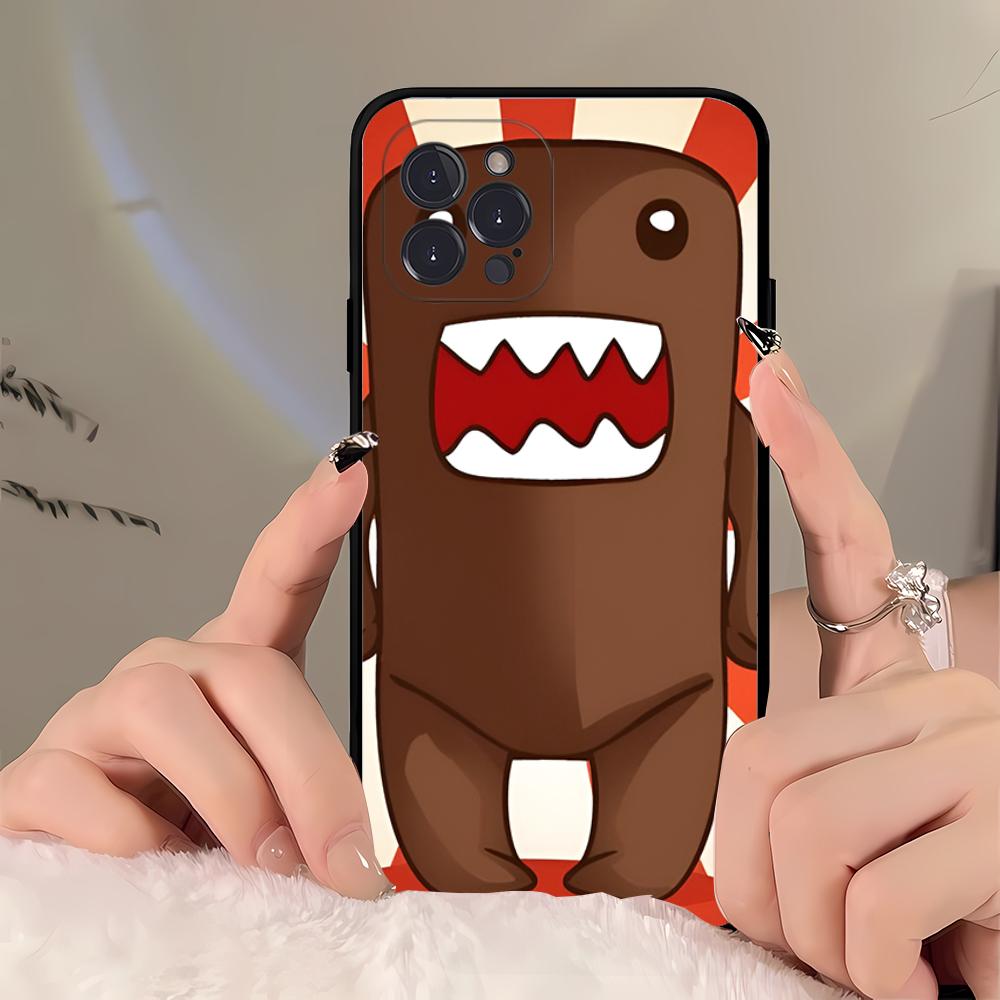 Cute Domo kun  Phone Case For iPhone 16 15 14 11 12 13 Mini Pro XS Max Cover 6 7 8 Plus X Funda Shell