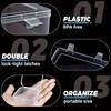 Bead Organizer Box 30Pcs Small Clear Plastic Bead Storage Containers with Hinged Lid for Storage of Small Items Crafts Jewelry