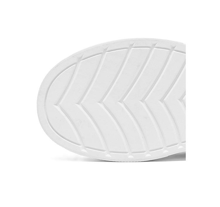 Men's Autumn White Thick-Soled Breathable Sneakers: Versatile, Trendy, Casual Skate Shoes