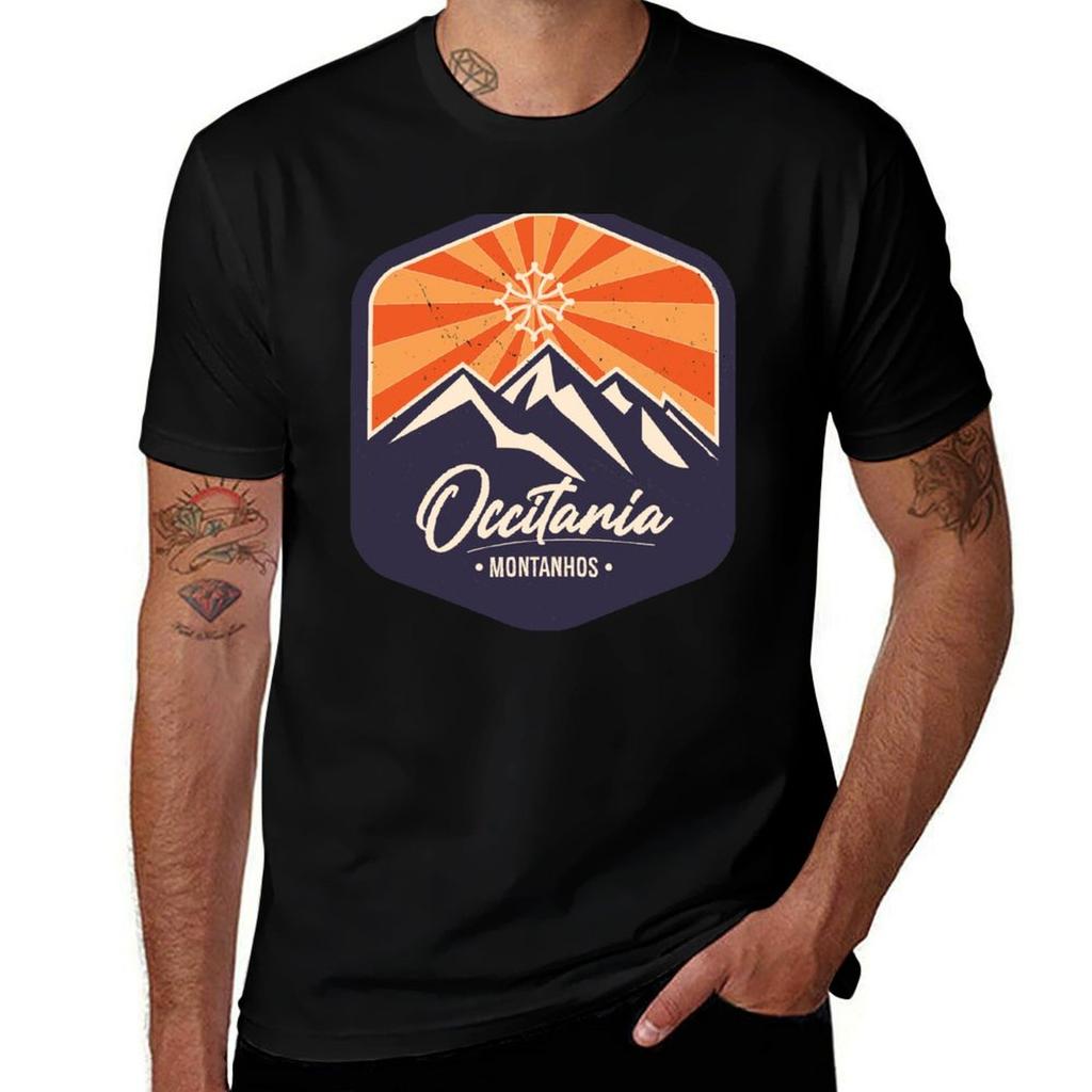 Occitania Montanhas Montagnes dOccitanie TShirt Essential Solid Color TShirt