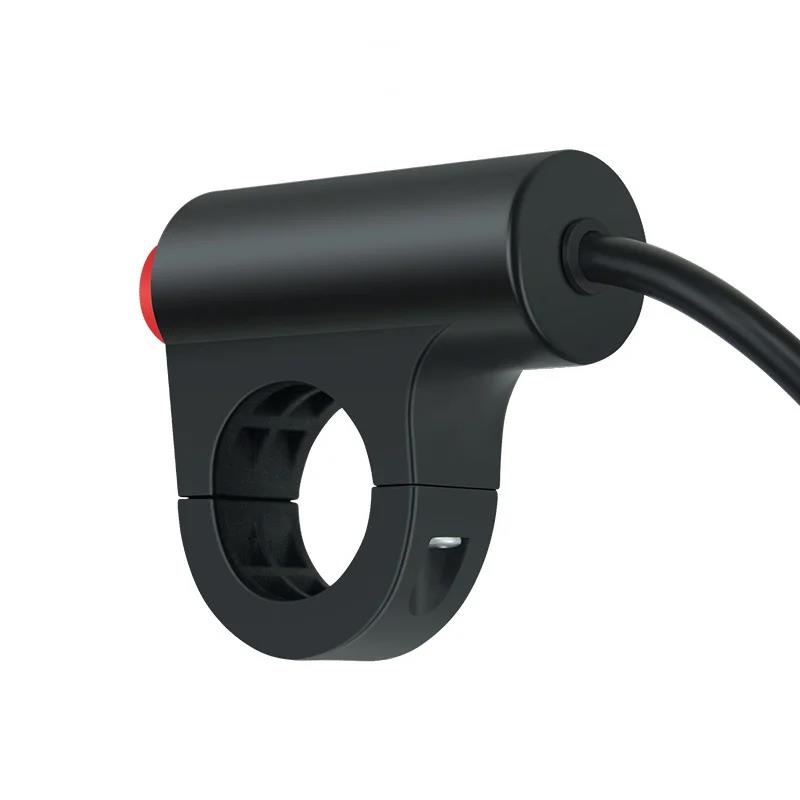 Motorcycle Electric Vehicle Double Flash Warning Switch Plastics 22mm 12V Double Flash Emergency Signal Flasher Hazard Light