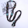 Cowgirl Waist Belts for Braided Vintage Tie Belt with Beads for Impressive Woven Style Stage Street Dance