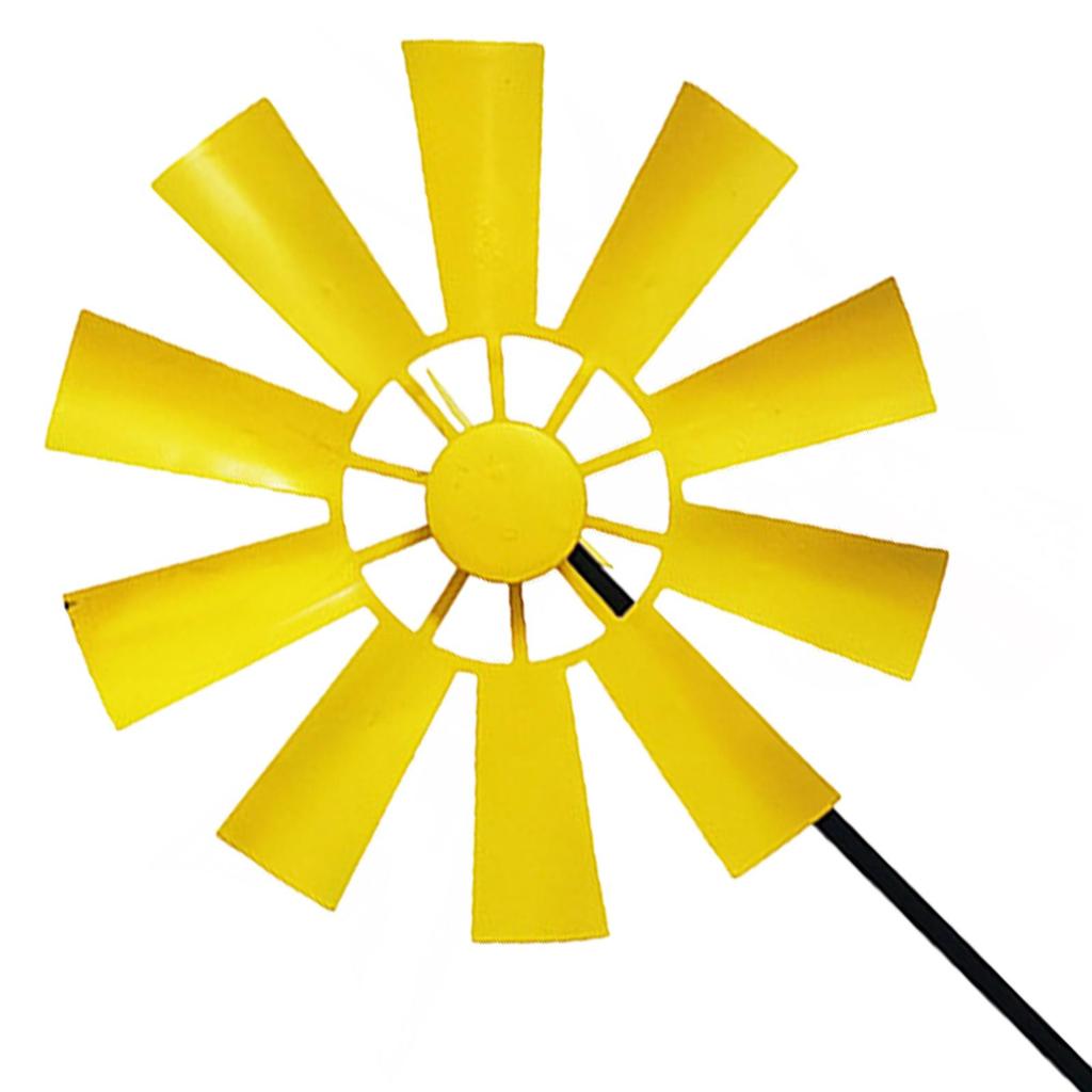 28 Skulptur Windmühle mit Gartenstecker Windrad Hinterhof Garten Rasendekorationen