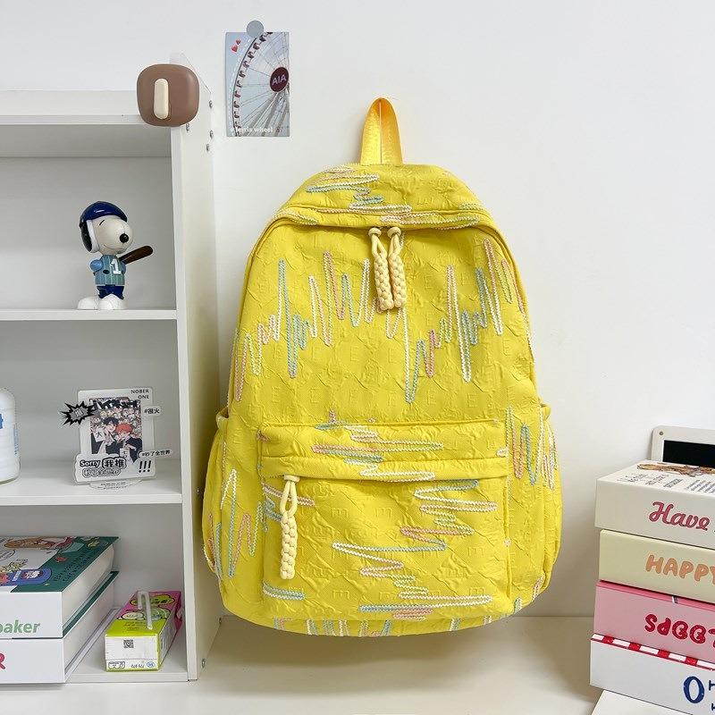 College student high value weight reduction schoolbag cute soft girl backpack ins bag women's versatile mini backpack