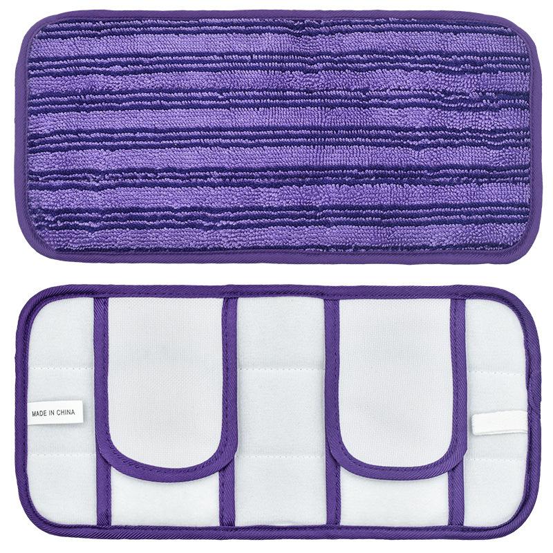 

3PCS Microfiber Mop Pads Replacement Refills Compatible with Swiffer Sweeper Cleaner Flat Mop Head Washable Dusting Cloth 3pcs pack фіолетовий