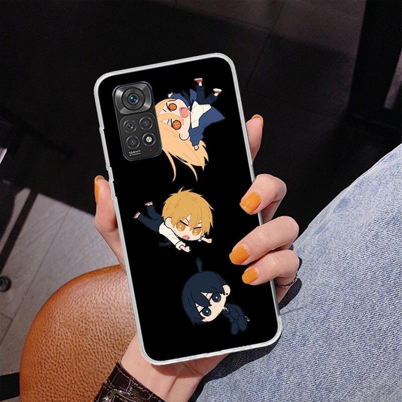 Chainsaw Cartoon Phone Case For Xiaomi Redmi Note 15 14 13 12S 12 11 Pro Plus 14S 11S 11E 10 10S 11T 5G Personalized Cover Redmi