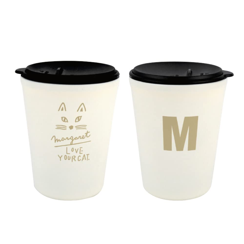 

maebata CATS Tumbler with 64900 Lid, Margaret, Medium, 250ml, слоновая кость