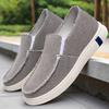 Men's Shoes New Cloth Shoes Men's Shallow Mouth Soft-soled Shoes Men's Flat Bottom Light Casual Shoes Versatile Simple Board Shoes