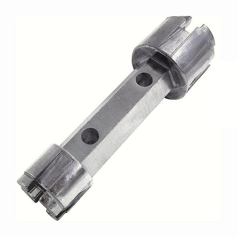 

1pc Aluminum Alloy Dual-Ended Tub Drain Remover Wrench Dual Ended Dumbell Wrench Remover Repair Tools Bathroom Accessories