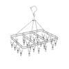 20 Stainless Pegs Steel Laundry Socks Washing Clothes Airer Dryer Supplies Rack