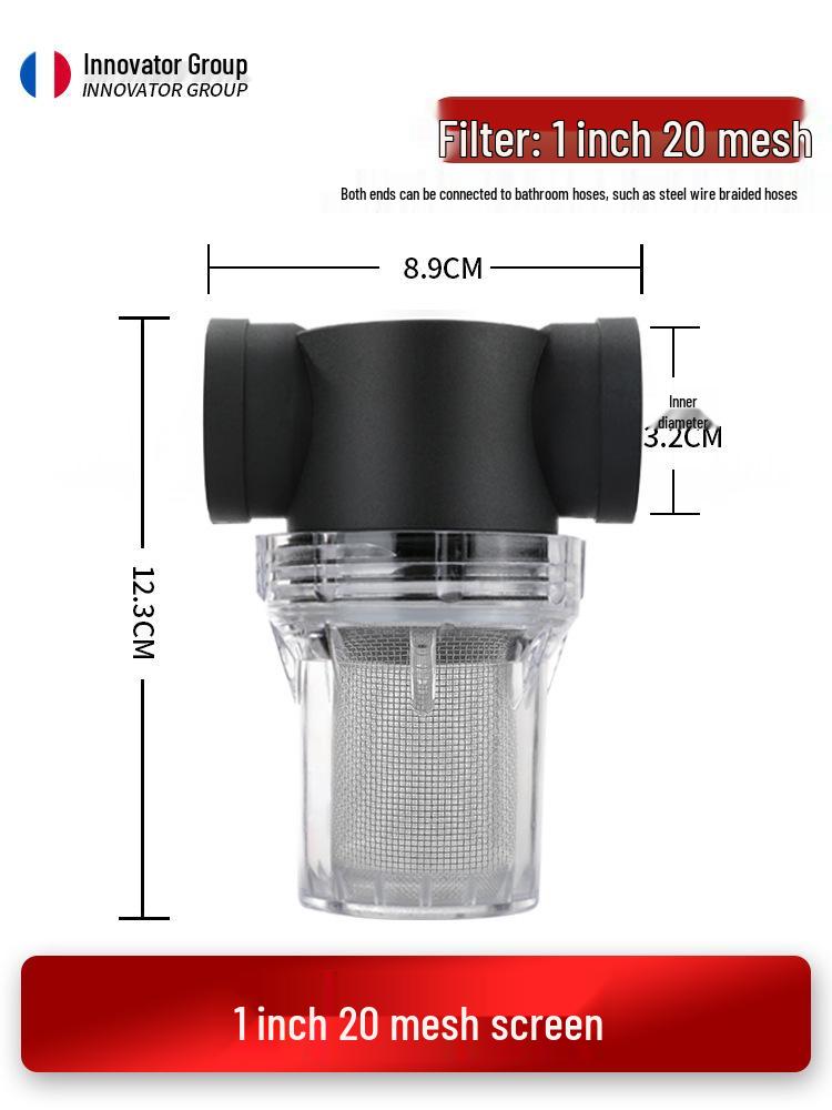Cross-Border Garden Hose Filter for Mud, Sand, Irrigation, Car Wash, Tap Water, and Aquaculture