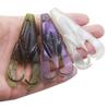 3Pcs 7.5CM/7.8G Floating Soft Frog Lure with Rattling Sound Topwater Bionic Artificial Frog Bait Saltwater Freshwater Snakehead Trout Fishing