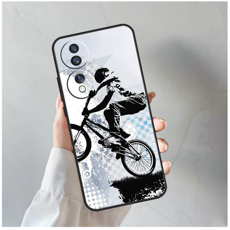 BMX Bike Extreme Sport For Honor Magic 5 6 7 8 Pro Case For Honor 200 400 Lite 50 70 90 X8c X8b X9a X9b X9c X9d Win