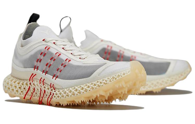 Men's Sneakers Adidas Y-3 Runner Halo 4D Core White Red Core White/Red/Bright Cyan