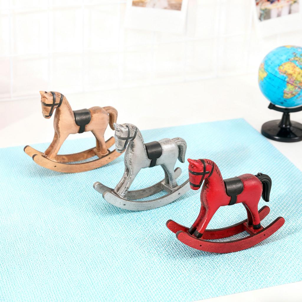 Horse Wood Ornaments Living Room Table Decoration, Horse  Decoration Ornaments