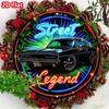 Retro Muscle Car Metal Sign Wall Art Vintage Neon Tin Plaque