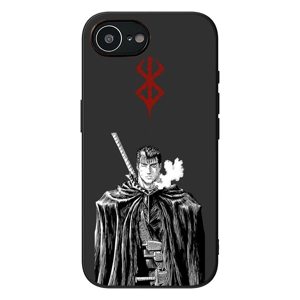 Soft Cover for Samsung Galaxy S25 S24 S23 FE Plus Ultra S7 Edge A16 A15 5G S25+ Coque Phone Case Berserks Guts Cartoon