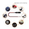 Cigarettes Lighter Male Plug 12V Fused Replacement,Male Cigarettes Lighter Plug Adapter with Leads & LED Light