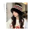 Women S Large Head Circumference Fleece Lined Bucket Hat For Autumn Winter Warm Fashionable Versatile