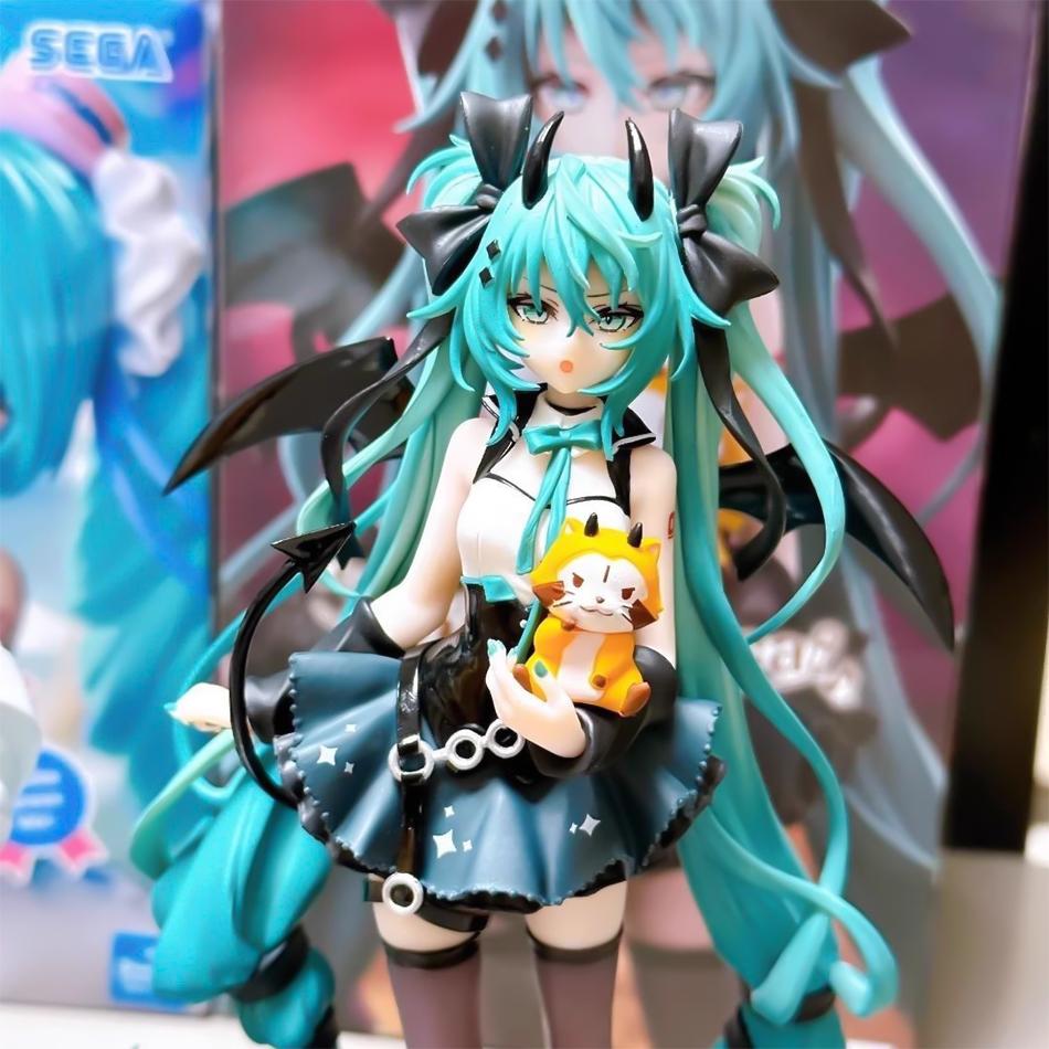 Hatsune Miku Rascal Szop Demony Styl 19cm PVC Figurki Akcji Anime Model Kolekcja Zabawka Prezent Wisiorek Sceneria Nowy