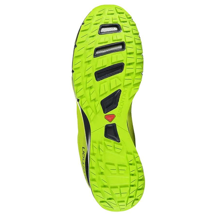 SALOMON Sense Pro 2 Pantofi de alergare confortabili, versatili, anti-alunecare, durabili, cu profil jos, casual, pentru trail, maraton, bărbați, sneaker, verde, galben, 381561