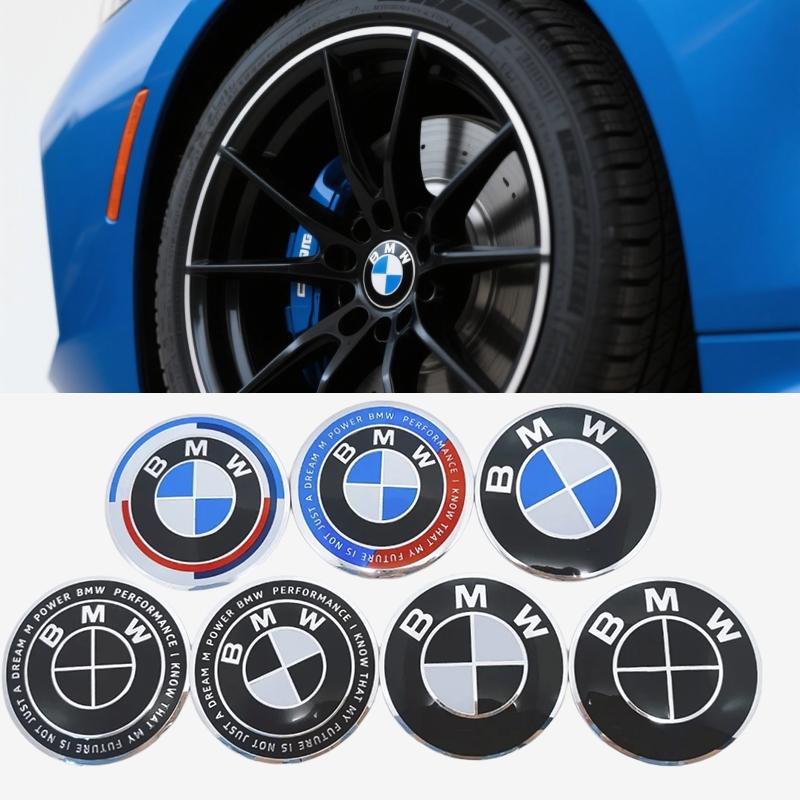 4pcs-60mm It Is Suitable for Refitting the Alloy Sticker Hub Center of BMW X1/X3/X5/X6 Z4 M2/M3/M4 Automobile Tire Center.