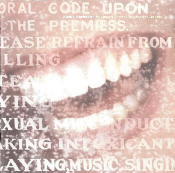 

CD ALANIS MORISSETTE Supposed Former Infatuation Junkie 9362470942 Maverick 1999 Europe Rock Used