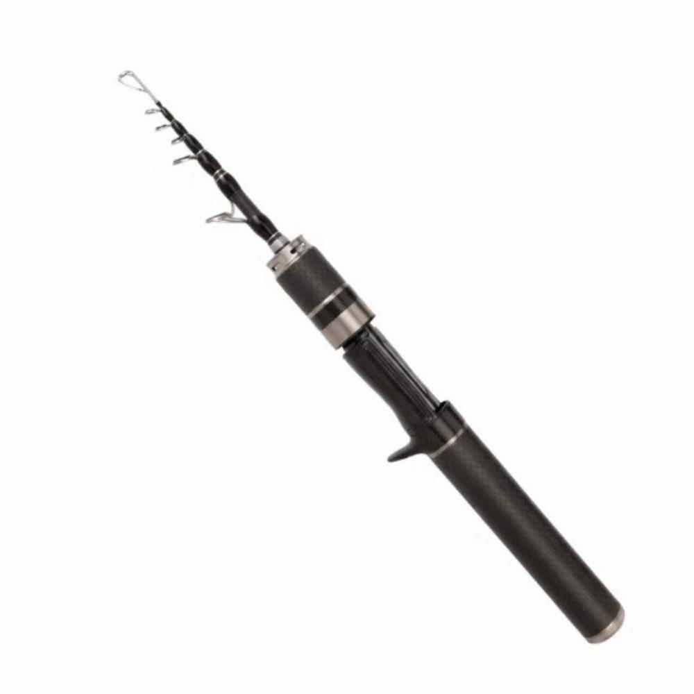 UL Carbon Telescopic Fishing Rod Portable Spincast Fishing Reel Fishing Rod Set Salt Water