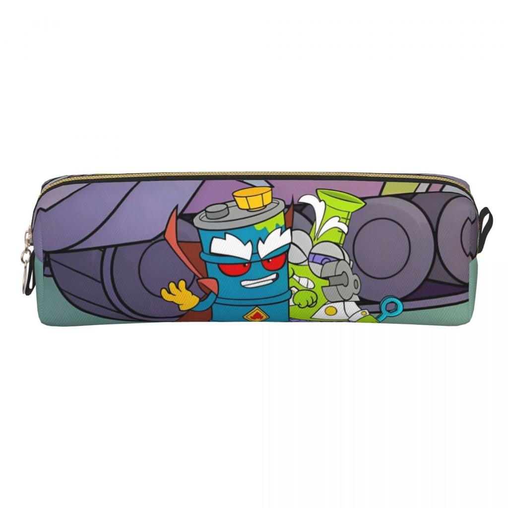 Creative Super Zings Pencil Case Funny Superzings Pencilcases Pen for Student Large Storage Bag School Supplies Gifts Stationery