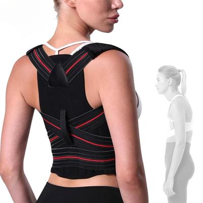 Haltungskorrektor, Rückenhaltungsorthese, Schlüsselbeinstütze, verhindert ein krummes Sitzen und Buckeln, verstellbarer Rückentrainer, Heim-Fitnessstudio, Büro, Schule