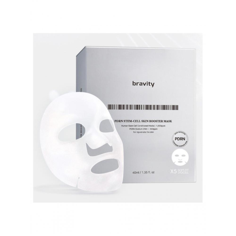 Bravity PDRN Стволовые клетки Бустер для кожи Маска 5 шт. NONE