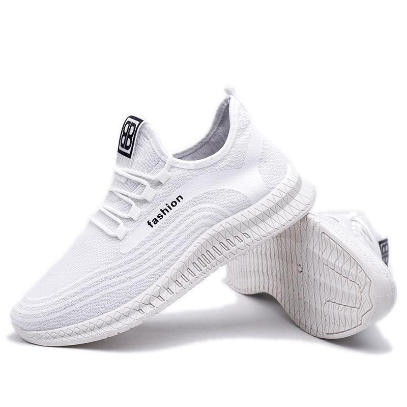 Men's shoes new fashion mesh breathable light and comfortable outdoor running sports shoes daily casual shoes