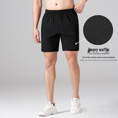Men's Quick-Dry Lightweight Running Shorts - Breathable, Moisture-Wicking, Loose Fit for Summer